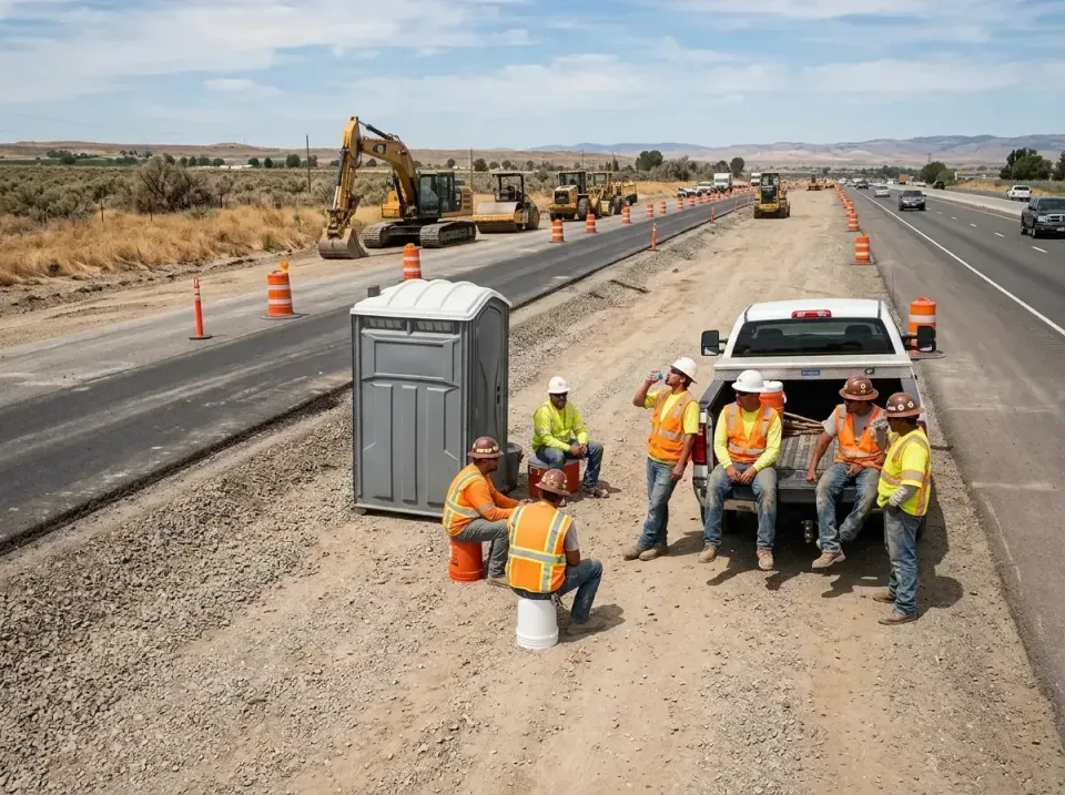 highway-road-construction-crew-007 — frequently asked questions, Porta Potty and Restroom Rentals in Charles Town, WV